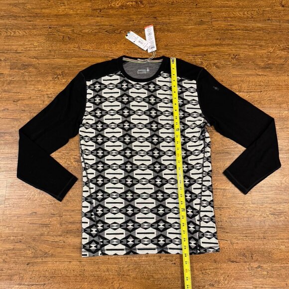 Smartwool‎ Aztec Outdoor Hiking Wool Thermal Long Sleeve Base Layer Shirt Men XL - Picture 9 of 11